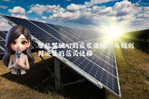 智能驾驶AI的底层逻辑：从规则到决策的范式迁移